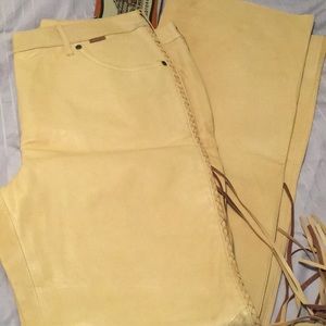 Leather pants Harley Davidson size 14 New